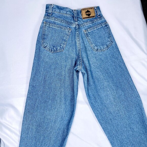Vintage New Legends Light Wash High Waist Denim Jeans Fits 6 - 8 / 11S - Picture 9 of 10